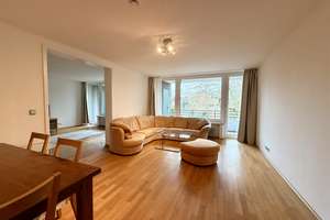 Spacious Fully Furnished Apartment with Two Balconies and Garage in Düsseldorf-Lörick