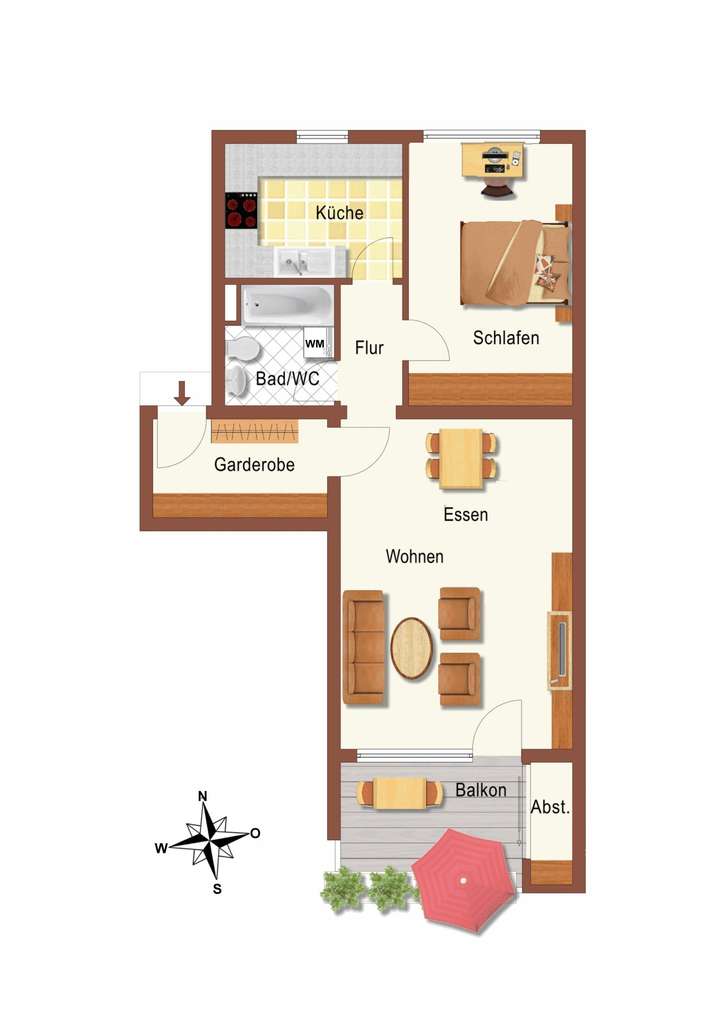 Grundriss-technisch bearbeitet