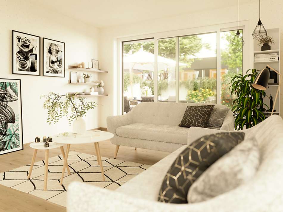 Wohnbeispiel Wohnzimmer