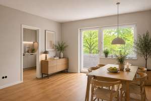 Bezugsfertig, sanierte 1-Zimmer-Wohnung mit Balkon & hochwertiger Ausstattung in Schwabing