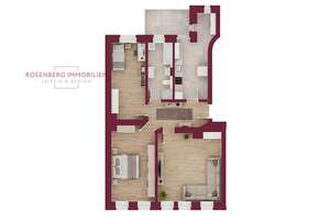 Altbau mit Geschichte: 
3 Zimmer mit Stellplatz im sanierten Denkmal – provisionsfrei für Käufer – 4105 Zentrum-Nord, Leipzig – Vorschaubild 2