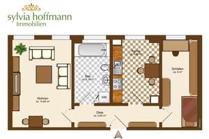 * ETW in Gohlis-Süd * 2 Zimmer * Küche/Bad mit Fenster * Wanne * – Kasseler Straße 15A, 4155 Gohlis-Süd, Leipzig – Vorschaubild 12