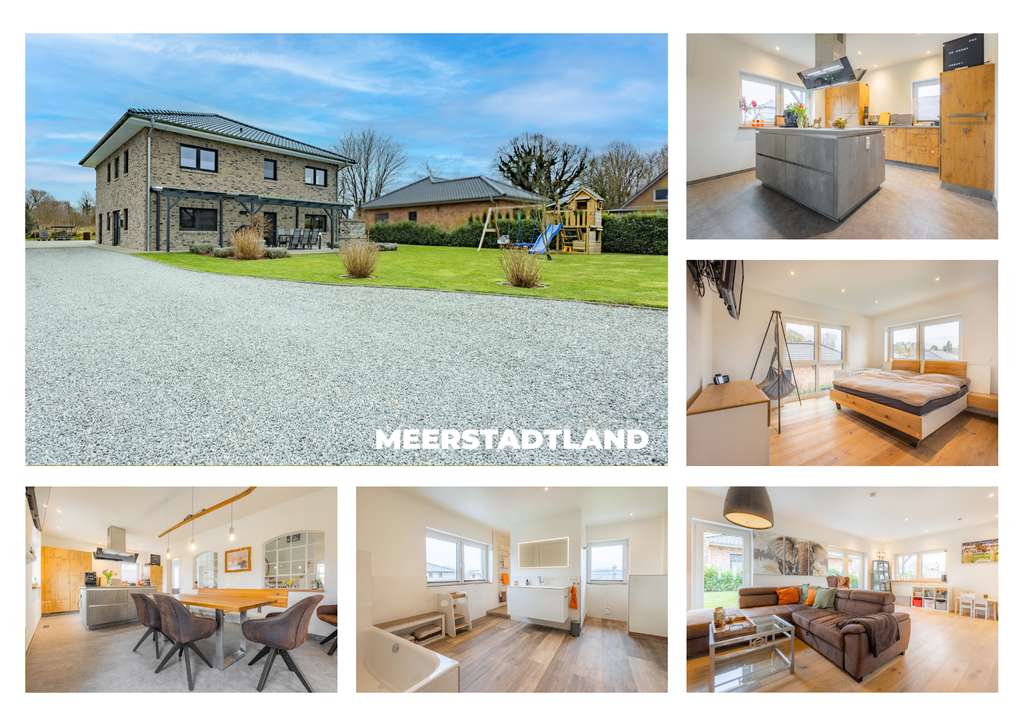 Immobilie in Nienborstel - Luxuriöses Familienwohnen – moderne Stadtvilla mit Garten, Sauna und Pizzaofen - Bild 0