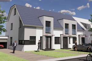 Erstbezug! RH Neubau A+, KFW-40, PV-Anlage, Fußbodenheizung und Wärmepumpe – 40489 Unterbach, Düsseldorf – Vorschaubild 1