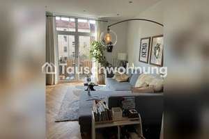 Tauschwohnung: Maisonette Wohnung mit Balkon