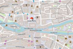 **ZENTRAL Wohnen, direkt in der Altstadt * kleine, gepflegte 2 Zi.-Whg. mit EINBAUKÜCHE nahe der FAU – Lange Gasse 12, 90408 Altstadt, Sankt Sebald, Nürnberg – Vorschaubild 19