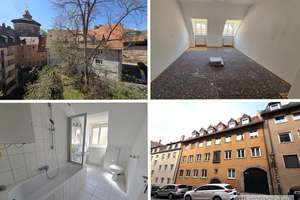 CITYWOHNEN ** gepflegte, lichtdurchflutete 3-Zi-DG-Wohnung im HISTORISCHEN BURGVIERTEL** – Radbrunnengasse 3, 90403 Altstadt, St. Sebald, Nürnberg – Vorschaubild 1