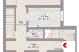 Bremen - Gete / Charmante Maisonette-Wohnung mit Terrasse, Balkon und Garage – Die vollständige Adresse der Immobilie erhältst du vom Anbieter., 28211 Gartenstadt Vahr, Bremen – Vorschaubild 21