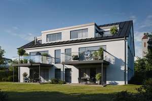 ++ NEUBAUPROJEKT: Exklusives Wohnen im EG mit Terrasse und Gartenanteil in moderner Architektur ++