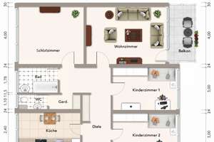 Ankommen und Wohlfühlen – Ihre 4-Zimmer-Wohnung in begehrter Karlsruher Lage! – Die vollständige Adresse der Immobilie erhältst du vom Anbieter., 76135 Beiertheim-Bulach, Karlsruhe – Vorschaubild 10