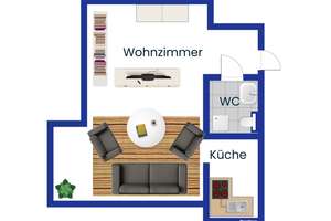 Gemütliches ca. 39 m² großes - Apartment in fußläufiger Uninähe von Düsseldorf-Bilk – 40225 Bilk, Düsseldorf – Vorschaubild 14