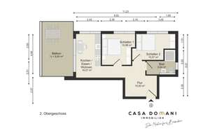 A+ Penthouse mit Aufzug zum Dachgarten -  in Bestlage -Villengebiet – Freseniusstraße xx, 65193 Nordost, Wiesbaden – Vorschaubild 11