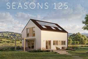 Stilvoll-Eigentum. Tolle Architektur entspannt abbezahlen: Modernes KfW-Einfamilienhaus mietkaufen