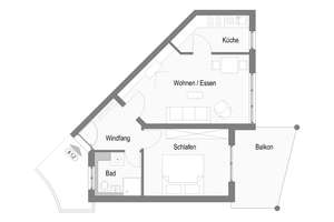 Stadtnah und ruhig: Gut geschnittene 2-Zi.-Wohnung mit Balkon & Tiefgarage - fußläufig zum Bahnhof – Alzentalstraße 2, 71083 Herrenberg – Vorschaubild 11