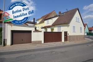 DIETZ: Einfamilienhaus mit Innenhof, kleinem Nebengebäude und Garage in Schaafheim - Radheim. – Die vollständige Adresse der Immobilie erhältst du vom Anbieter., 64850 Schaafheim – Vorschaubild 1