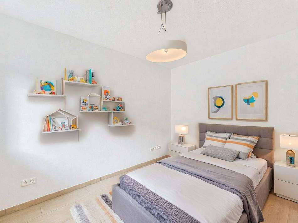 Schlafzimmer (digitales Stagin