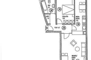 2-Zimmer in Schwabing, Südbalkon, möbliert, neue Küche – Herzogstraße 127, 80796 Neuschwabing, München – Vorschaubild 9