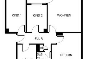 Familien(t)raum: renovierte 4-Zimmer-Wohnung Nähe Zeche Zollverein – Pfeifferstr. 18, 45309 Schonnebeck, Essen – Vorschaubild 9