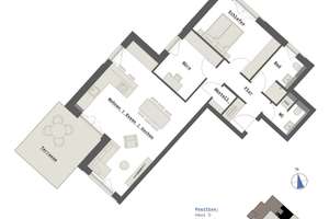 THERESE 4 - Großzügige 3-Zimmer-Wohnung mit sonniger Terrasse – Die vollständige Adresse der Immobilie erhältst du vom Anbieter., 89231 Neu-Ulm – Vorschaubild 4