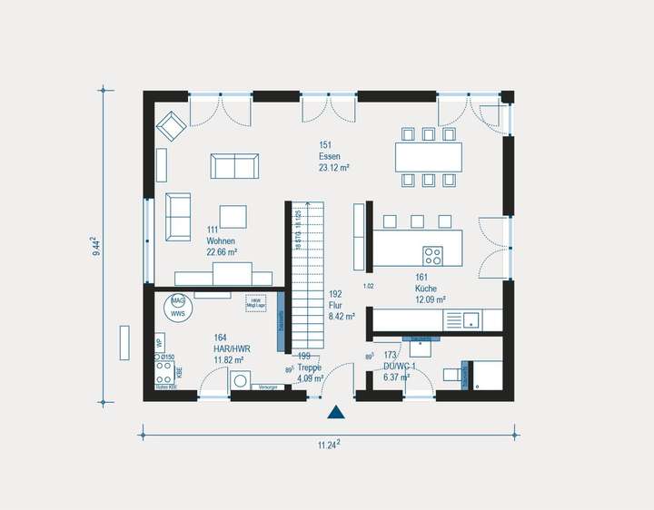 Grundriss veränderbar