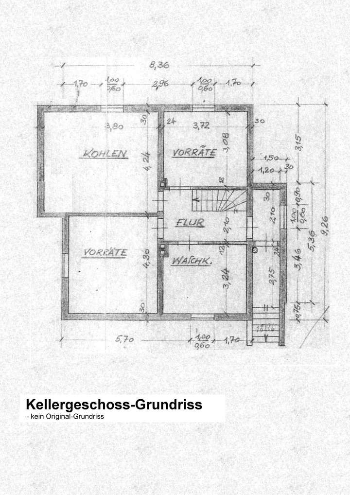 Kellergeschoss-Grundriss