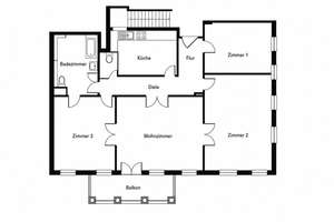 U.S. Housing Accepted: 4-Room Apartment with Kitchen and Parking Space Near the Train Station – Die vollständige Adresse der Immobilie erhältst du vom Anbieter., 65185 Mitte, Wiesbaden – Vorschaubild 2