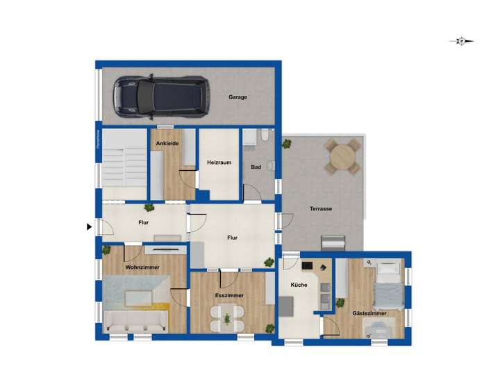 Grundriss - Erdgeschoss