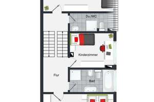 Helles Split-Level-Reiheneckhaus mit Garten und viel Platz für die ganze Familie – Die vollständige Adresse der Immobilie erhältst du vom Anbieter., 69118 Ziegelhausen, Heidelberg – Vorschaubild 13