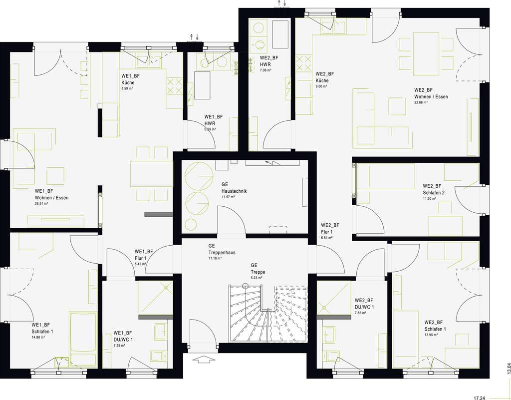 Immobilie in Petershagen/Eggersdorf - PENTHOUSE UND ZWEI WOHNUNGEN IN PETERSHAGEN - Bild 3