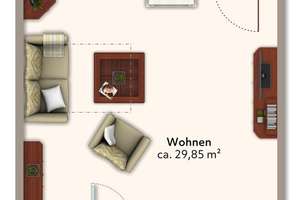 Helle 1-Zimmer-Wohnung mit Südloggia in München-Neuperlach – ideal als Dienstwohnung – Die vollständige Adresse der Immobilie erhältst du vom Anbieter., 81735 Neuperlach, München – Vorschaubild 9