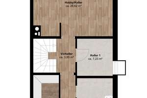 Einziehen und wohlfühlen: Stilvolle 4-Zimmer-Doppelhaushälfte mit wohnlichem Souterrain – modern ... – Die vollständige Adresse der Immobilie erhältst du vom Anbieter., 22399 Poppenbüttel, Hamburg – Vorschaubild 37