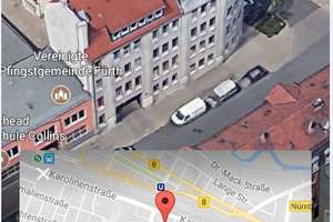 Praktisch geschnittenes möbliertes 1-Zimmer-Apartment in Fürth – 300m zur U-Bahn – Leyher Straße 10, 90763 Südstadt Industriegebiet, Fürth – Vorschaubild 7