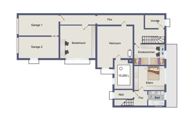 Grundriss Untergeschoss