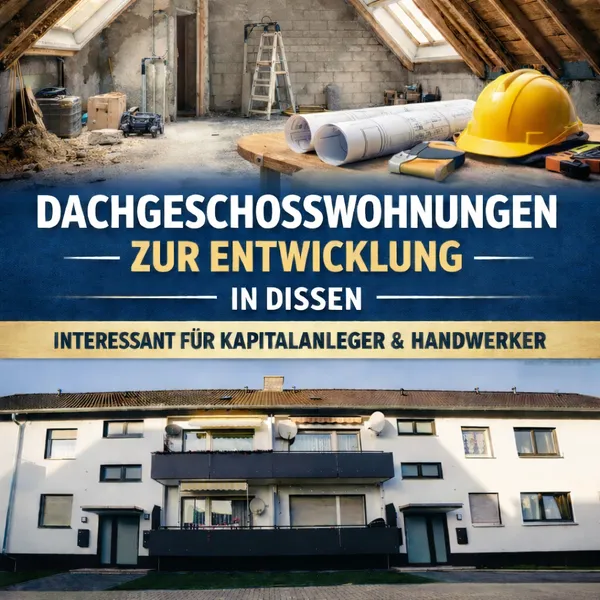 PROVISIONSFREI: Dachgeschoss-Rohlinge mit genehmigtem Ausbau!, Osnabrück Kreis – Bild 3