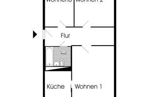 3 Raumwohnung mit großem Balkon – Milchweg 17, 39128 Neustädter Feld, Magdeburg – Vorschaubild 2