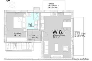 Moderne 2-Zi-Gartenwohnung mit 2 Terrassen in bester Villenlage nahe Pasinger Stadtpark +EBK+Parkett – Die vollständige Adresse der Immobilie erhältst du vom Anbieter., 81243 Pasing, München – Vorschaubild 23