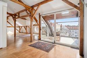 Weitläufige Dachgeschosswohnung mit Galerie, Dachterrasse und viel Potenzial – Die vollständige Adresse der Immobilie erhältst du vom Anbieter., 10557 Moabit, Berlin – Vorschaubild 1