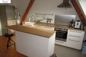 stilvolle 2-Zimmer Dachgeschosswohnung mit EBK in Frankfurt Westend-Nord – Fürstenberger Str. 233, 60323 Westend-Nord, Frankfurt am Main – Vorschaubild 2