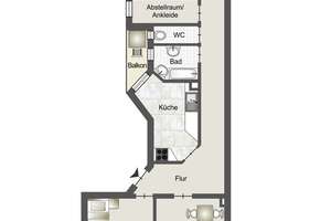 Großzügige 3,5-Zimmer-Wohnung mit Altbaucharme, Westbalkon und Einbauküche – Die vollständige Adresse der Immobilie erhältst du vom Anbieter., 90478 Ludwigsfeld, Nürnberg – Vorschaubild 13