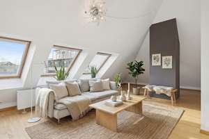 Exklusive Penthouse-Maisonette am Waldfriedhof – Großzügiges Wohnen auf zwei Ebenen – Die vollständige Adresse der Immobilie erhältst du vom Anbieter., 81377 Am Waldfriedhof, München – Vorschaubild 2