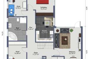 ***Großzügiger, toller Bungalow*schönes, weitläufiges Grundstück*** – Die vollständige Adresse der Immobilie erhältst du vom Anbieter., 28790 Schwanewede – Vorschaubild 3