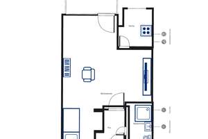 Gemütliche 1-Zimmer-Wohnung mit 32,54 m² – sofort verfügbar – Wilksheide 72, 30459 Ricklingen (Ortsteil), Hannover – Vorschaubild 2