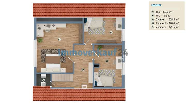 Grundriss Dachgeschoss