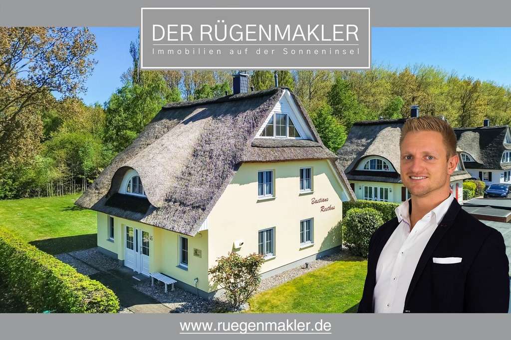 Immobilie in Glowe - Für 2026 bereit ca. 27.000 € Mieteinnahmen! Gepflegtes Reetdachhaus im Ostseebad Glowe auf Rügen - Bild 0