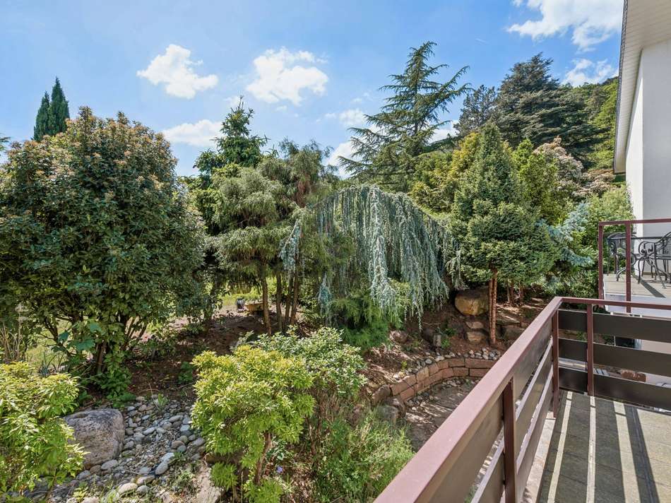 Blick vom Balkon