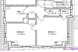Erstbezug nach Komplettsanierung! Moderne 2-Zimmer-Wohnung mit Tageslichtbad & Einbauküchen-Bereich