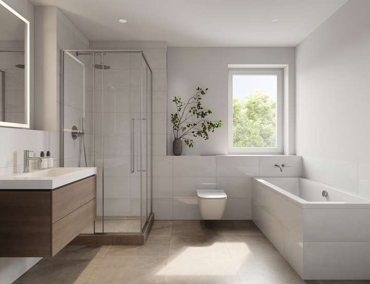 Visualsierung Badezimmer OG