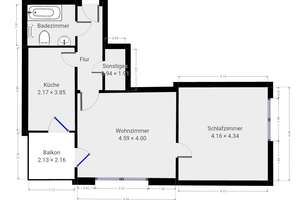 SCHÖNE HELLE RENOVIERTE 2 ZIMMER WOHNUNG IM HERZEN VON ELLER, LAMINAT, BALKON – Gumbertstraße 183, 40229 Eller, Düsseldorf – Vorschaubild 22