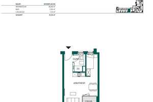 Exklusive, neuwertige 1-Raum-Wohnung mit gehobener Innenausstattung mit EBK in München Schwabing – Max-Bill-Straße 10, 80807 München – Vorschaubild 14