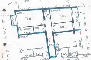 ruhige 3 Zimmer 2 Balkone, hell und ruhig in Berg am Laim – Halserspitzstraße 7, 81673 Josephsburg, München – Vorschaubild 9